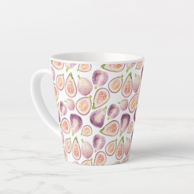 Tasse Latte Musique d'impression de fig. (Angle gauche)