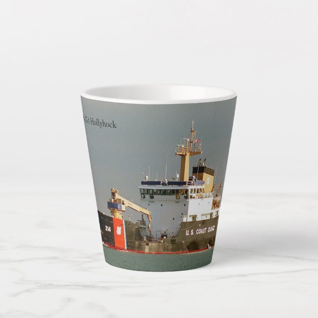 Tasse Latte Musique hollyhock latte (Devant)