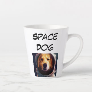 Tasse Latte Musique latte de chien spatial
