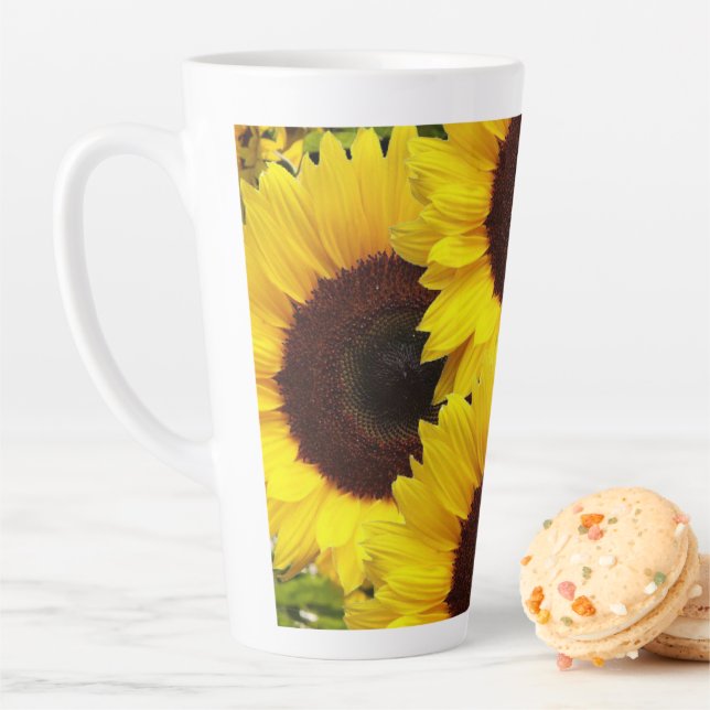 Tasse Latte Musique latte de tournesol (En situation)