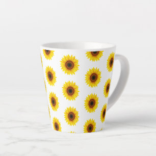 Tasse Latte Musique latte des tournesols