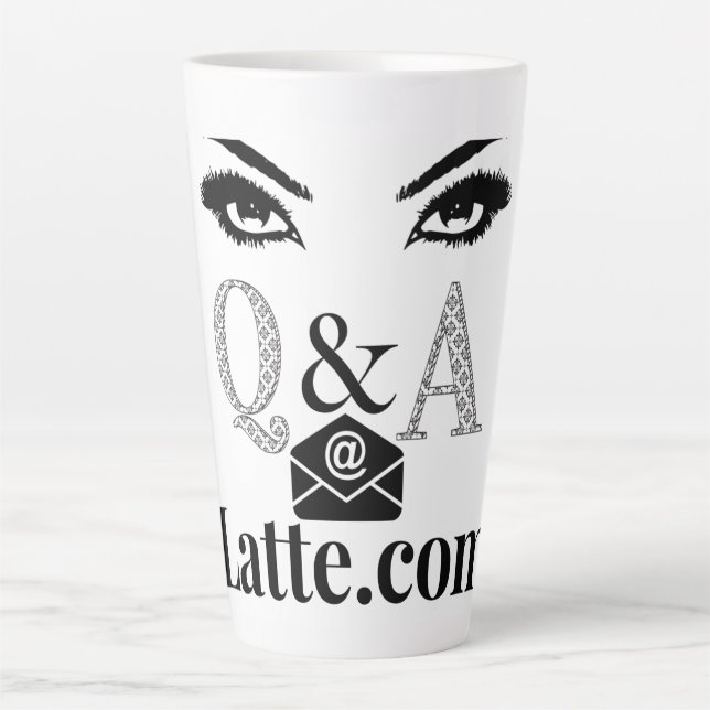 Tasse Latte Musique Latte Eyes (Devant)