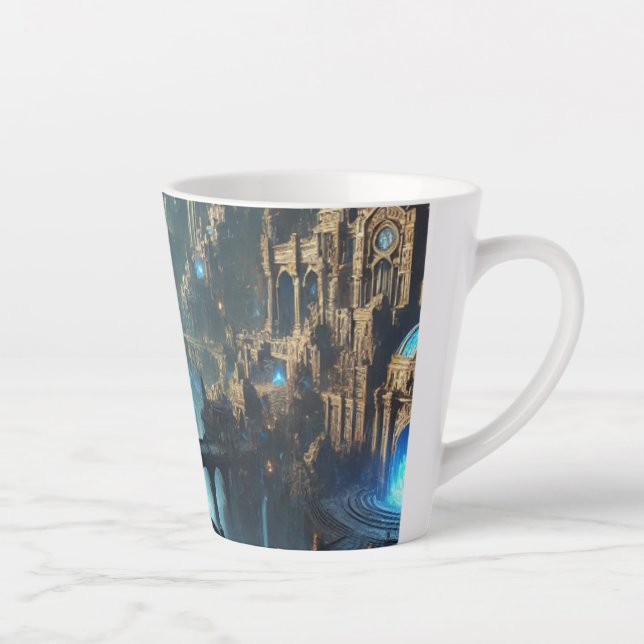 Tasse Latte Muur Klokken (Droite)