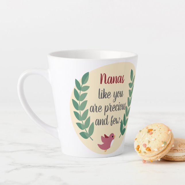 Tasse Latte Nanas Like You are Precive and Rares Grandma Bird (En situation)