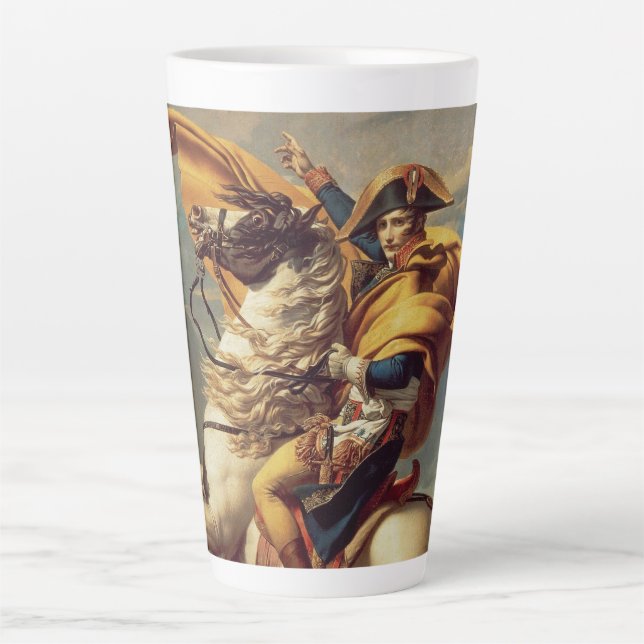 Tasse Latte Napoléon Traversant les Alpes-Jacques-Louis David (Devant)