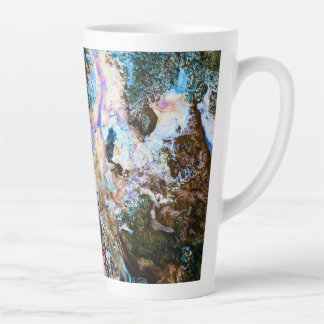 Tasse Latte nature abstraite eau morte
