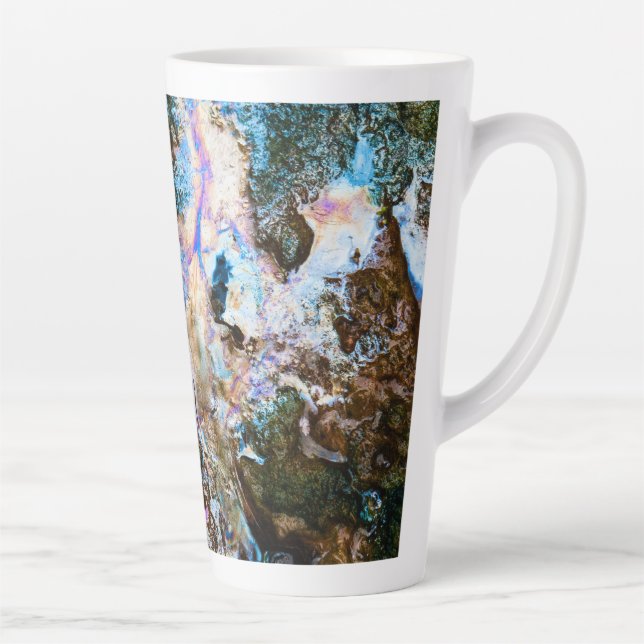 Tasse Latte nature abstraite eau morte (Droite)