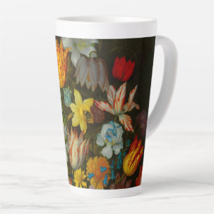 Tasse Latte Nature morte de fleurs dans un vase Wan-Li