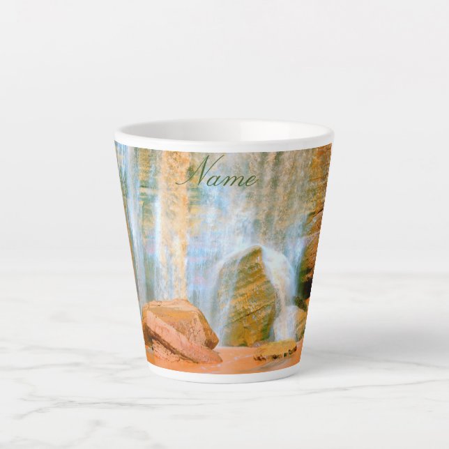 Tasse Latte Navajo Falls Arizona Thunder_Cove (Devant)