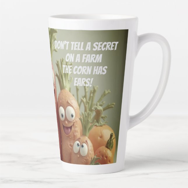 Tasse Latte Ne divulgue pas de secrets à la ferme  (Droite)