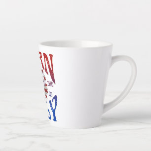 TASSE LATTE NÉ LE 4 JUILLET