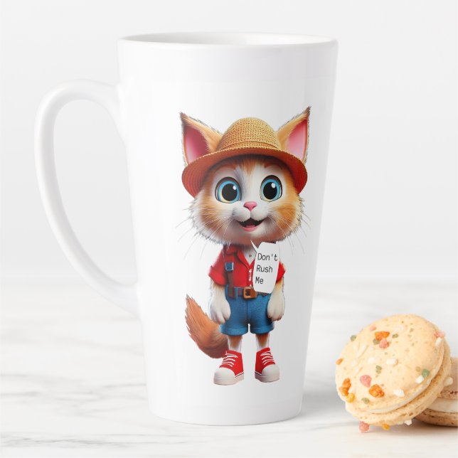 Tasse Latte Ne me pressez pas (En situation)