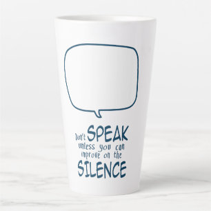 Tasse Latte Ne Parle Pas