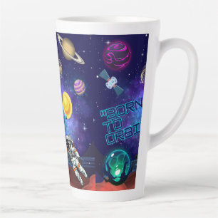 TASSE LATTE NÉ POUR ORBITER