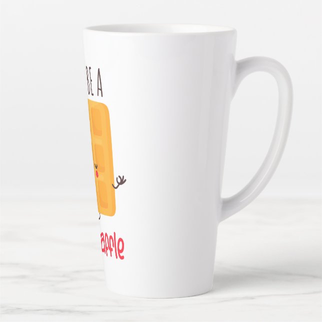 Tasse Latte Ne sois pas un Twatwaffle (Droite)