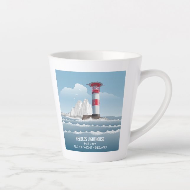 Tasse Latte Needles Lighthouse (Droite)