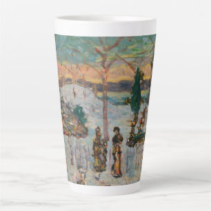 Tasse Latte Neige en avril par Maurice Prendergast, art ancien