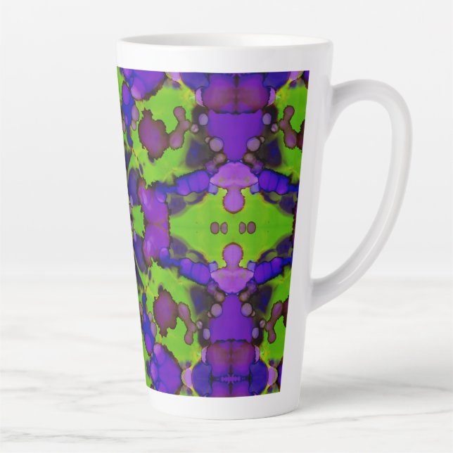 Tasse Latte Neon Bloomstorm (Droite)