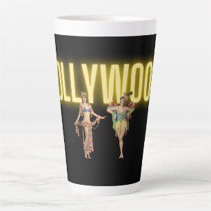 Tasse Latte Neon Hollywood et beautés vintage