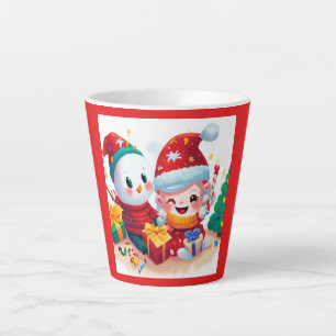 Tasse Latte Noël Anniversaire 5