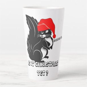 Tasse Latte noël des écureuils, est-ce encore noël?