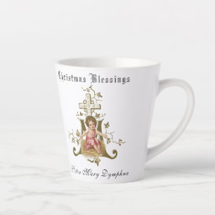 Tasse Latte Noël du bébé catholique