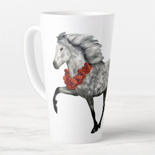 Tasse Latte Noël du cheval islandais