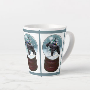 Tasse Latte Noël du géant Schnauzer