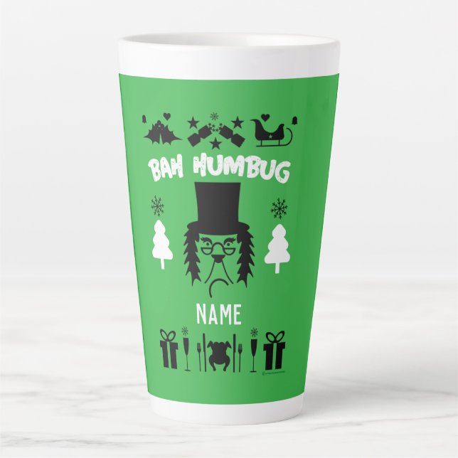 Tasse Latte Noël grincheux (Devant)