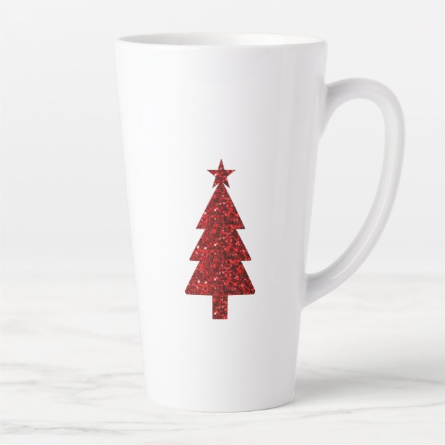 Tasse Latte Noël joyeux et lumineux (Droite)
