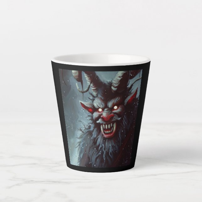 Tasse Latte Noël Krampus 2 (Devant)