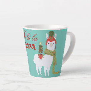Tasse Latte Noël Llama Fa la