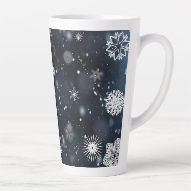 Tasse Latte Noël SlipperyJoe de différentes tailles (Droite)