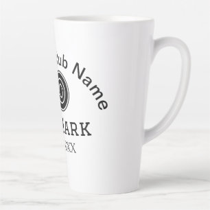 Tasse Latte nom du club social ajouter le nom du joueur de l'é