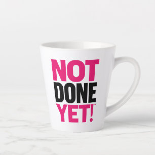 Tasse Latte Note Terminée