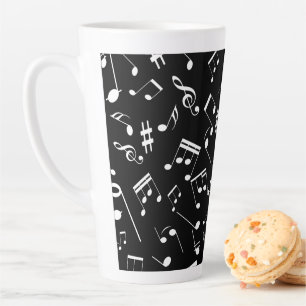Tasse Latte Notes musicales 2