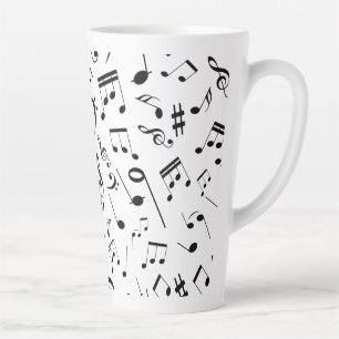 Tasse Latte Notes musicales 3