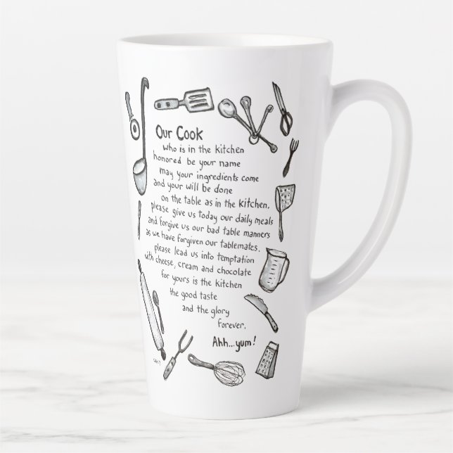 Tasse Latte Notre Coupe de Cuisinier (Droite)