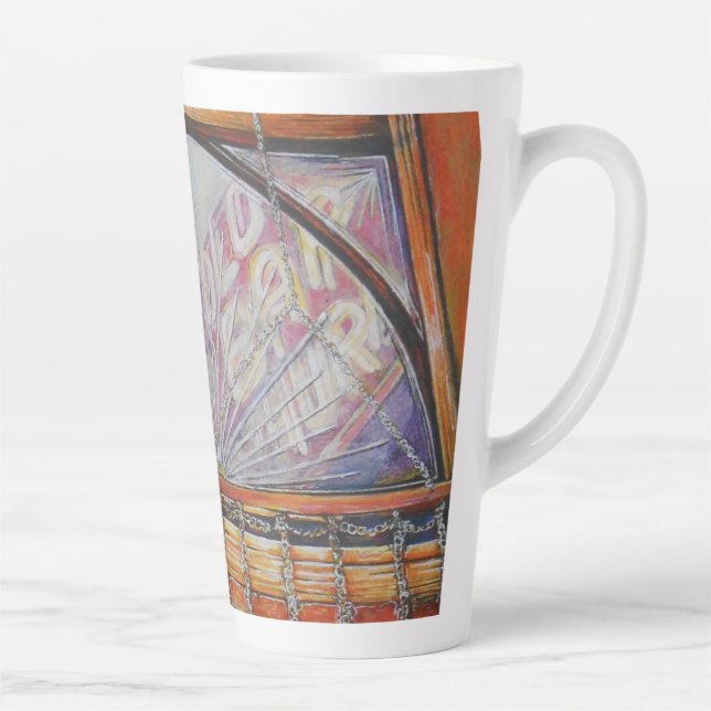 Tasse Latte Nous sommes tous des papillons de nuit volant auto (Droite)