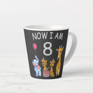 Tasse Latte Now I, 8 ans d'âge huit