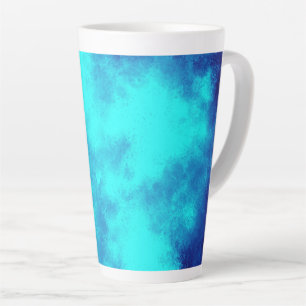 Tasse Latte nuage de ciel bleu