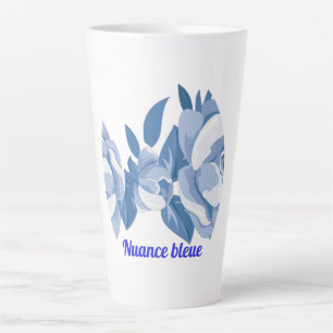 Tasse Latte Nuance bleue
