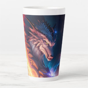 Tasse Latte Nuit de feu Dragon Scape