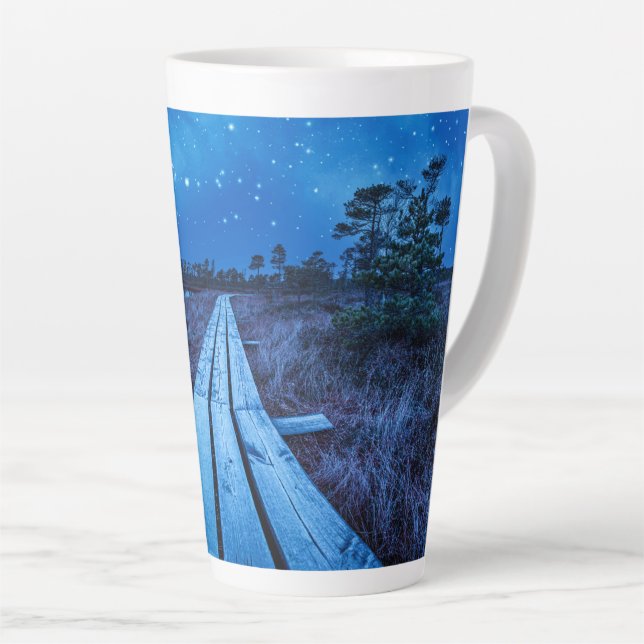 Tasse Latte Nuit des marais (Angle droit)