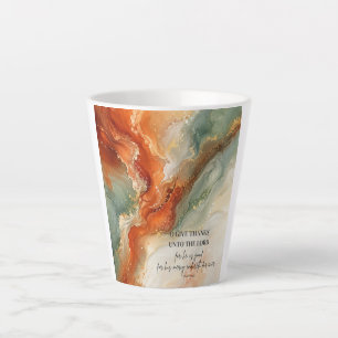Tasse Latte O RENDRE GRÂCE AU SEIGNEUR Cadeau de Thanksgiving