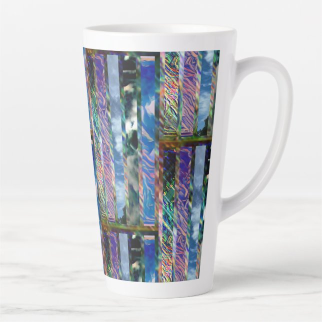 TASSE LATTE #OCEAN&SKY #THESURFINGMERMAID @ MAGHIE.ORG (Droite)