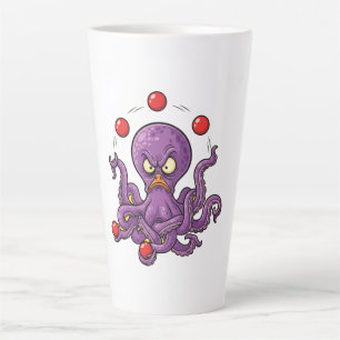 Tasse Latte Octopus en colère
