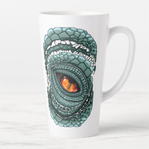Tasse Latte Œil de prédateur reptile primal