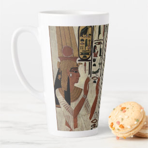 Tasse Latte Œuvre d'art graffiti murale Tombe Égypte ancienne 