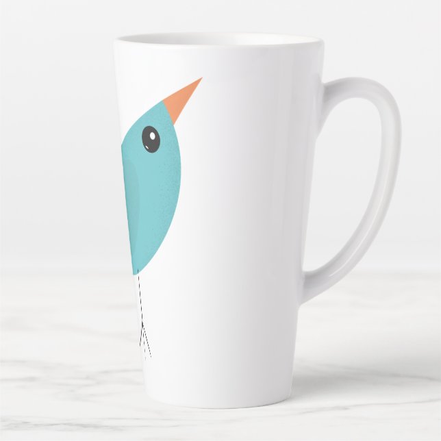 Tasse Latte Oiseau  (Droite)